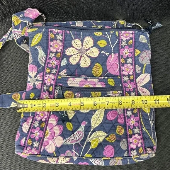 Vera Bradley Purple and Yellow Floral Backpack​​​ - Picture 11 of 12